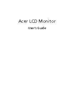 ACER VA200HQb