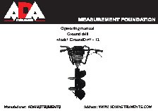 ADA Ground Drill 12