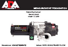 ADA WINCH Z 2500 (ATV/UTW)