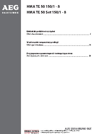 AEG HMA TE 50 Set 150/4