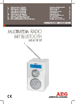 AEG MR 4139 BT