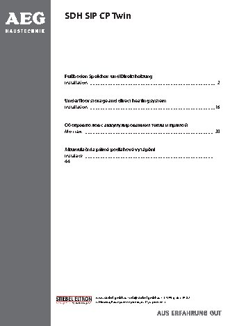 AEG SDH 175/15, 6 Twin