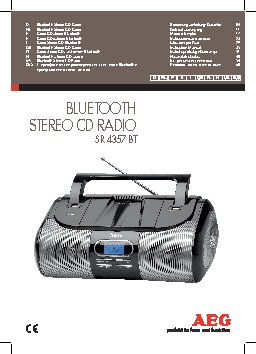 AEG SR 4357 BT