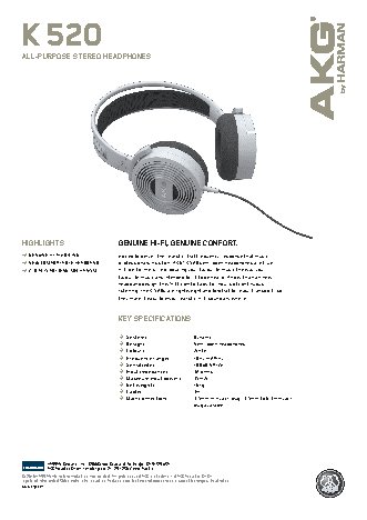 AKG K520 WH