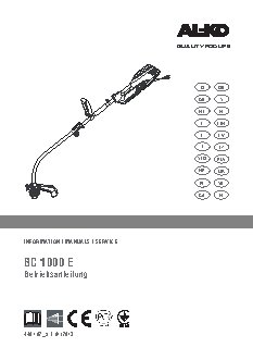 AL-KO BC 1000 E