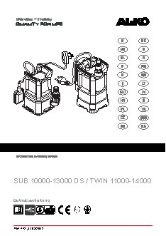 AL-KO SUB 12000 DS Comfort
