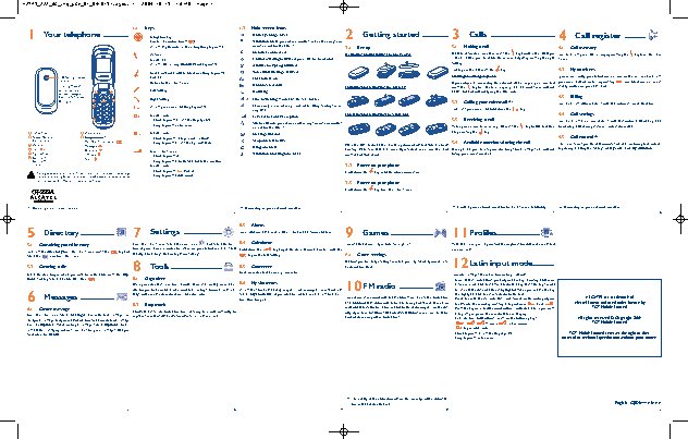 ALCATEL ONETOUCH 222