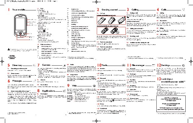 ALCATEL ONETOUCH 706