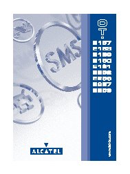 ALCATEL OT-E157 / OT-E158 / OT-E159