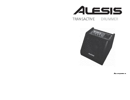 ALESIS TransActive Drummer