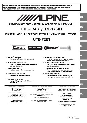 ALPINE CDE-173BT