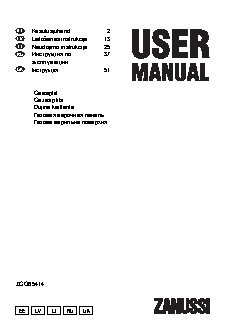 ZANUSSI ZGO 65414 BA