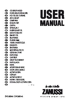 ZANUSSI ZHC 96540 XA