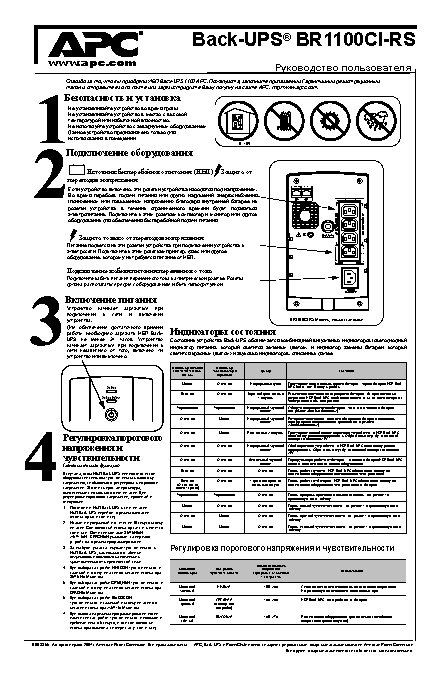 APC Back-UPS BX1100CI-RS