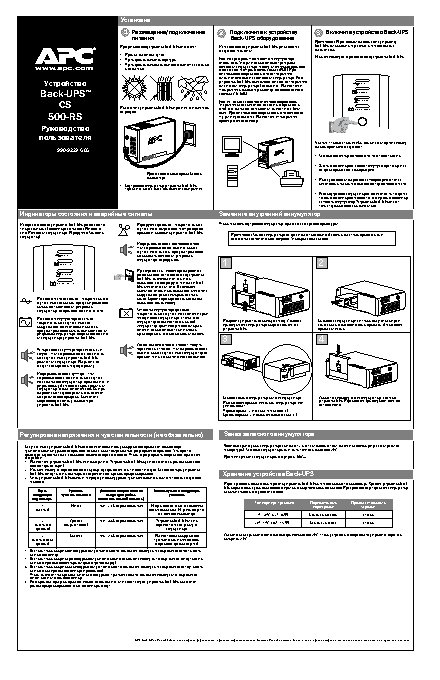 APC Back-UPS CS 500VA