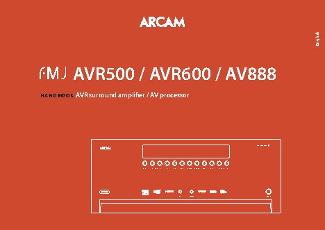 ARCAM AVR600
