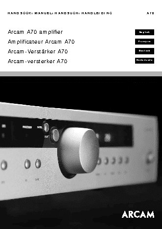 ARCAM DiVA A70