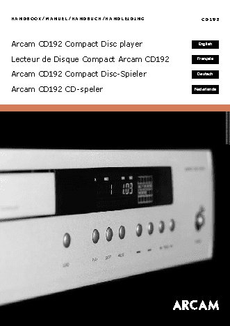 ARCAM DiVA CD 192