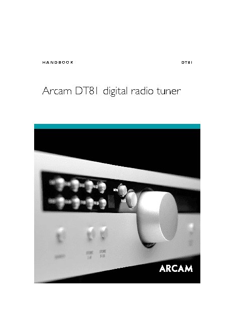 ARCAM DiVA DT81
