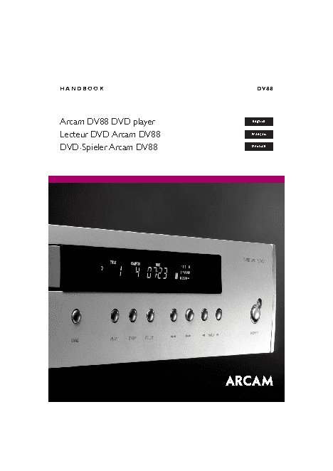 ARCAM DiVA DV89