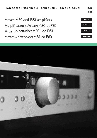 ARCAM DiVA A80