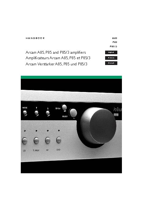 ARCAM DiVA A85