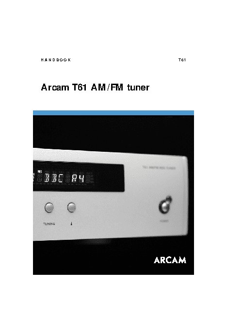 ARCAM DiVA T61