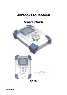 ARCHOS Jukebox FM Recorder