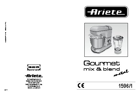 ARIETE 1596 Gourmet Professional Metal