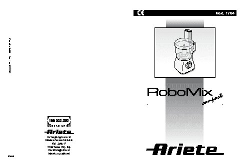 ARIETE 1784 Robomix Compact