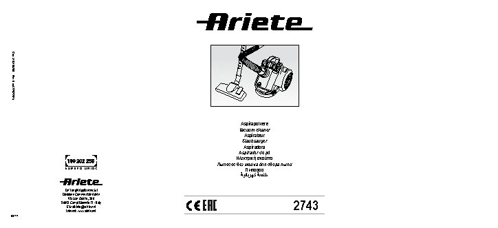 ARIETE 2743/00 ECO CYCLONE