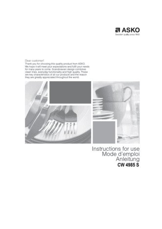 ASKO CW4985S