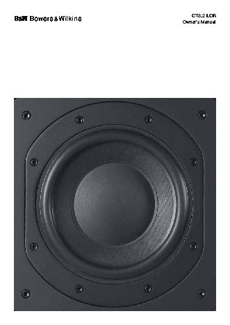B&W CT8.2 LCR