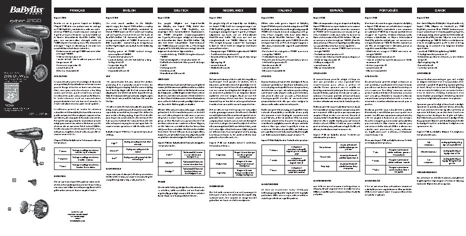 BABYLISS D 321 E Expert 2100