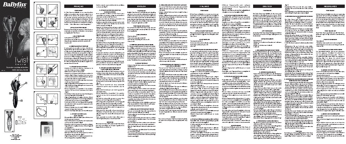BABYLISS TW1000E Twist Secret