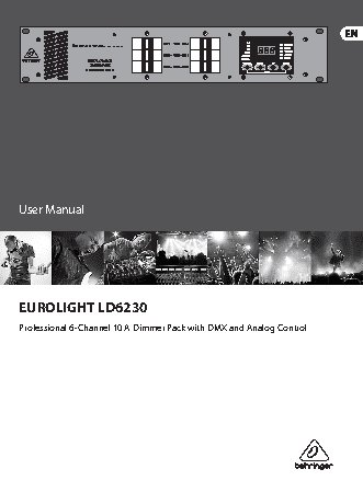 BEHRINGER EUROLIGHT LD6230