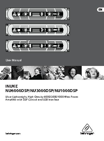 BEHRINGER iNUKE NU1000DSP