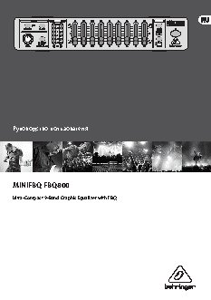 BEHRINGER MINIFBQ FBQ800