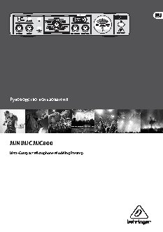 BEHRINGER MINIMIC MIC800