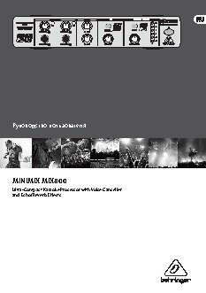 BEHRINGER MINIMIX MIX800