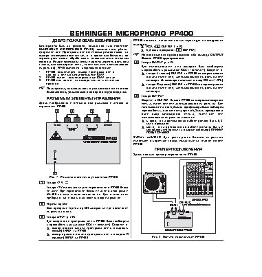 BEHRINGER PP400 MICROPHONO