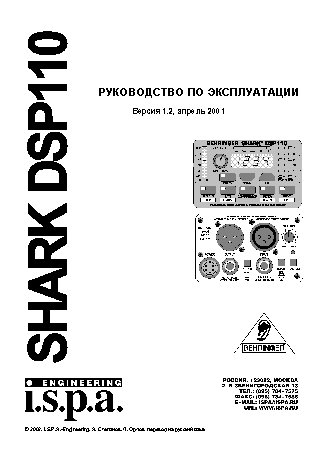 BEHRINGER SHARK DSP 110
