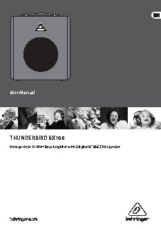 BEHRINGER THUNDERBIRD BX108