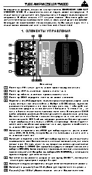 BEHRINGER TM300 TUBE AMP MODELER