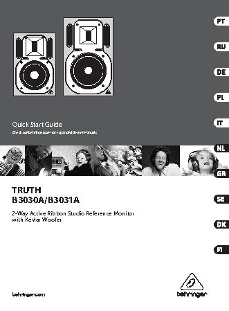 BEHRINGER TRUTH B3031A