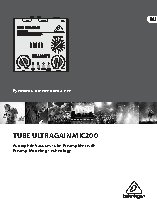 BEHRINGER TUBE ULTRAGAIN MIC200