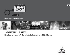 BEHRINGER U-CONTROL UCA222