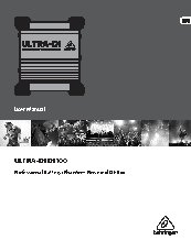 BEHRINGER ULTRA-DI DI100