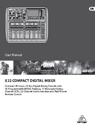 BEHRINGER X32 COMPACT