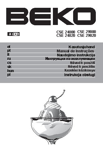 BEKO CSE 24000 / CSE 24020